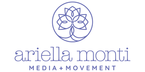 primary logo for ariella monti, media and movement